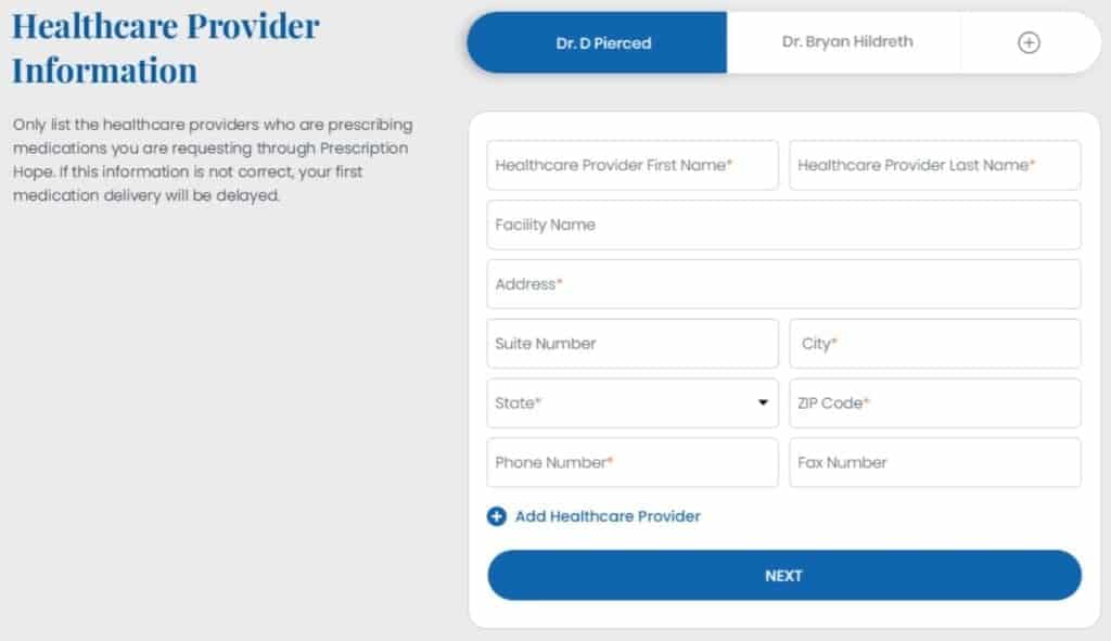 Healthcare Provider Information