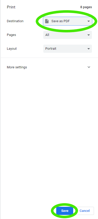 how to create a PDF